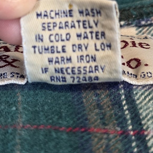 VINTAGE ABERCROMBIE & FITCH Sleeveless Plaid Hooded Flannel Shirt | L | Grunge - Picture 13 of 14